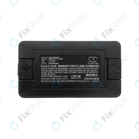 Rowenta Explorer-series, Smart Force Essential-series, Tefal Explorer-series - Battery RS-RT900866 Li-Ion 14.4V 2600mAh HQ