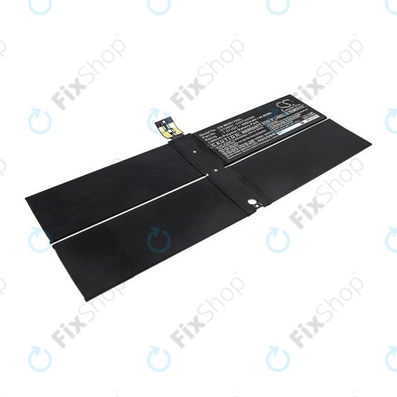 Battery for Microsoft Surface 1769, Microsoft Surface 1782, 5900mAh, Li-Pol, 7.57V, DYNK01, HQ