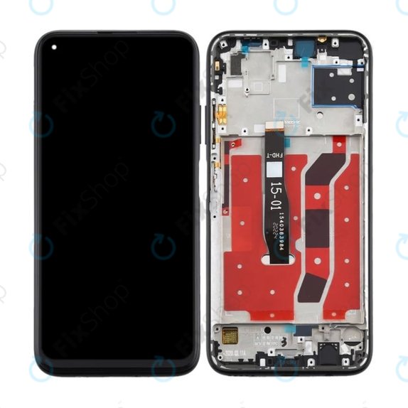 Huawei P40 Lite - LCD Display + Touch Screen + Frame (Midnight Black) TFT