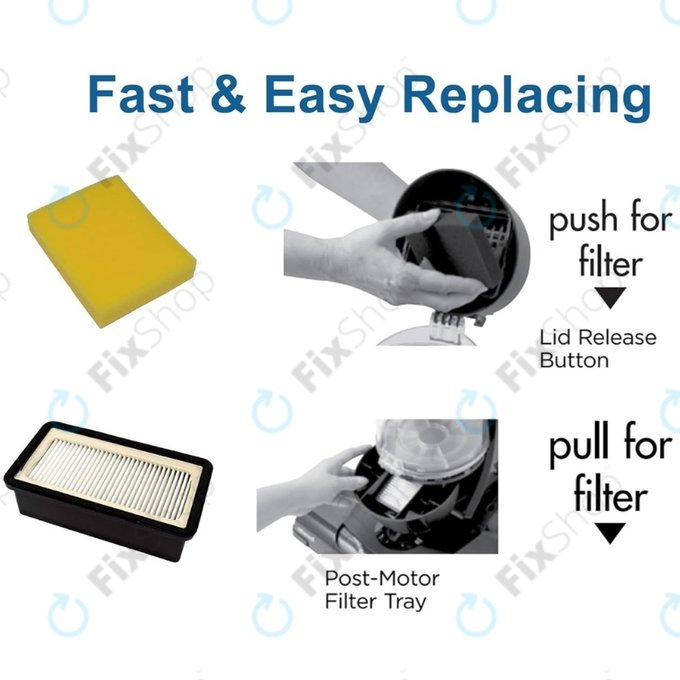 Bissell CleanView, PowerClean, PowerLifter Rewind - Filter Set 1008