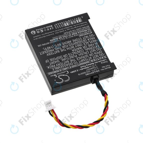 Battery for Logitech G930, 600mAh, Li-Ion, 3.7V, L-LY11, HQ