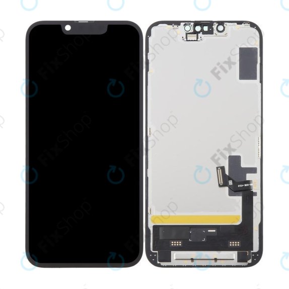 Display Soft OLED for iPhone 16e, Touch Screen with Frame, FixPremium