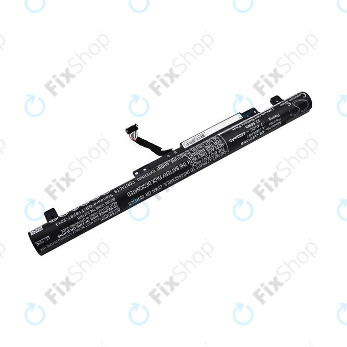 Battery for Lenovo Flex 2 14, 15, 4400mAh, Li-Ion, 7.4V, L13M4A61, HQ