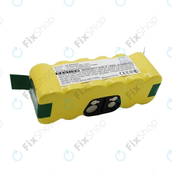 iRobot Roomba 500, 600, 700, 800, 900-series, R3, Scooba 450, Vileda 137173 - Battery 11702, GD-Roomba-500, VAC-500NMH-33 Ni-MH 14.4V 4000mAh HQ