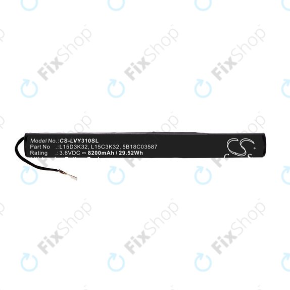 Lenovo Yoga TAB 3 YT3-X50 - Battery L15D3K32, L15C3K32, 5B18C03587 8200mAh HQ