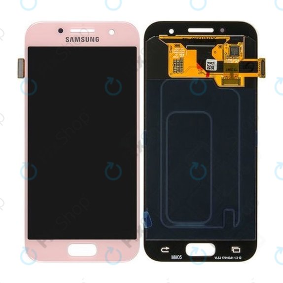Samsung Galaxy A3 A320F (2017) - LCD Display + Touch Screen (Peach Cloud) - GH97-19732D, GH97-19753D Genuine Service Pack