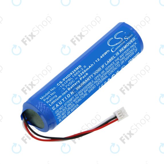 Battery for Philips Avent SCD923P, SCD923/26, Avent SCD923, 3350mAh, Li-ion, 3.7V, 1S1PBL1865-2.6, HQ