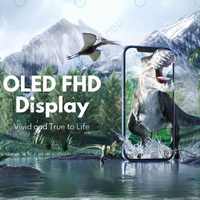 Display Soft OLED 120Hz for iPhone 13 Pro, Touch Screen with Frame, FixPremium