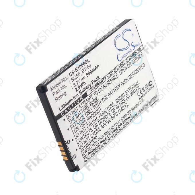 Battery for Motorola Wilder, 800mAh, Li-Ion, 3.7V, BQ50, HQ