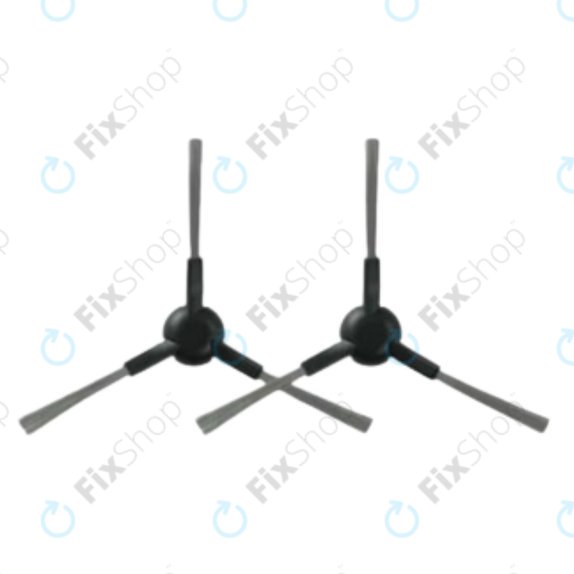 Replacement set for Xiaomi Mi Robot Vacuum S20+, S10+, X20+, X10+ (1x Main brush, 2x Filter, 2x Side brush - Black)