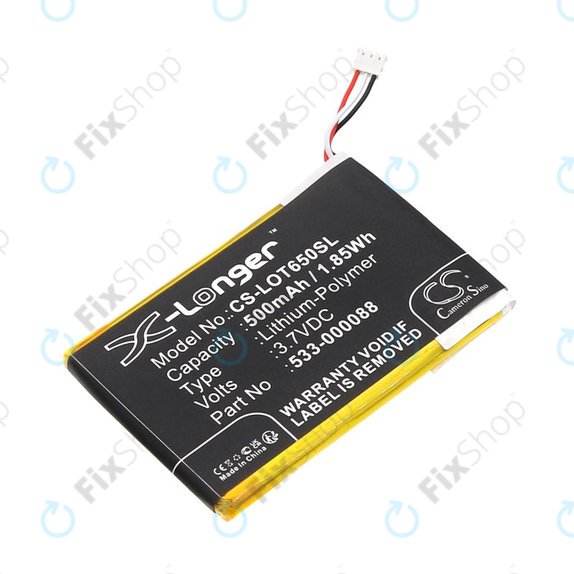 Battery for Logitech Mx Master, 500mAh, Li-Pol, 3.7V, 533-000088, HB303450, HQ
