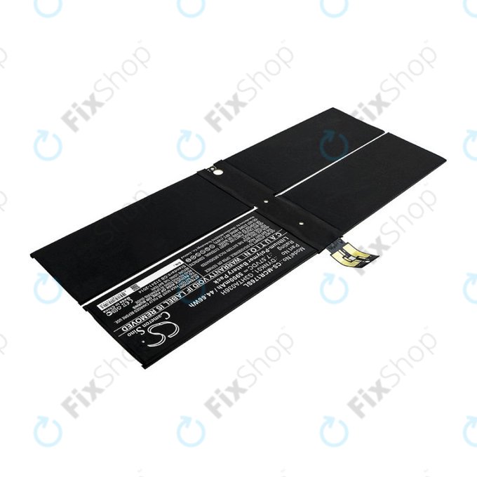 Battery for Microsoft Surface 1769, Microsoft Surface 1782, 5900mAh, Li-Pol, 7.57V, DYNK01, HQ