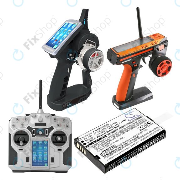 Battery for Flysky FA605, FS-GT2B, FS-I10, 1600mAh, Li-Pol, 3.7V, FS-BA800, HQ