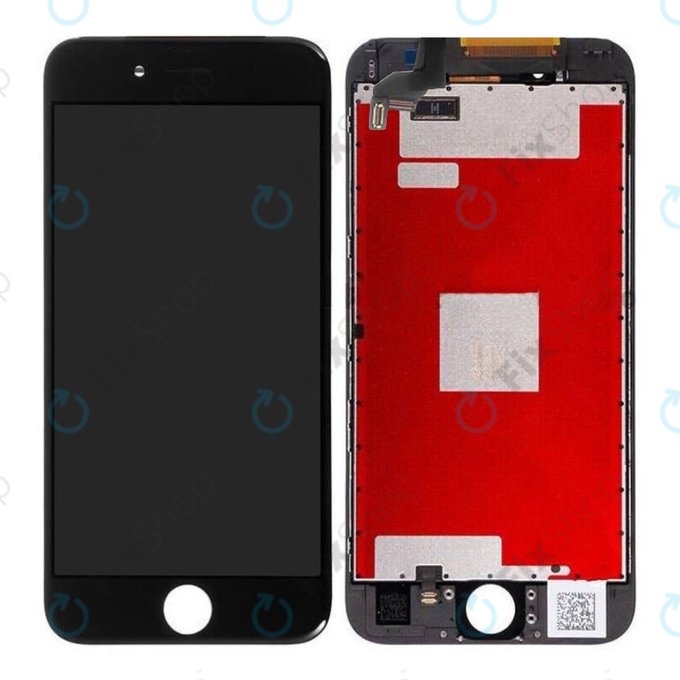 Display for iPhone 6S, Black, Touch Screen with Frame
