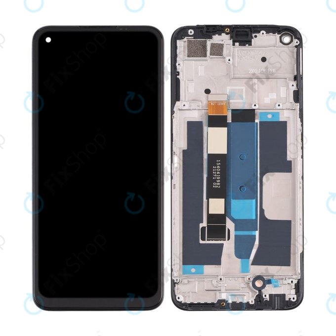 Realme 8 5G RMX3241 - LCD Display + Touch Screen + Frame (Supersonic Black) TFT