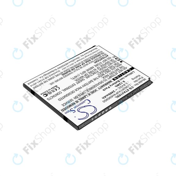 Battery for ZTE Blade A3, A5, Optus X Power 2, 2400mAh, Li-Ion, 3.8V, Li3826T43P4h695950, HQ