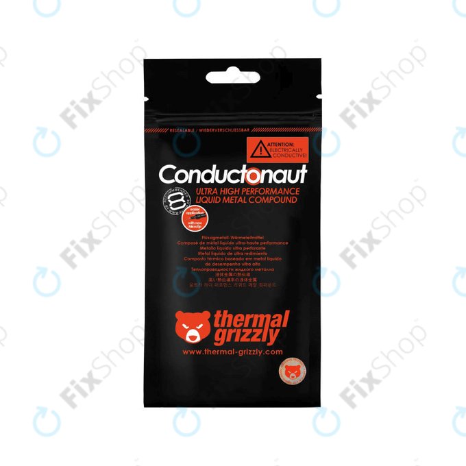 Liquid Metal 1g, Thermal Grizzly Conductonaut Extreme