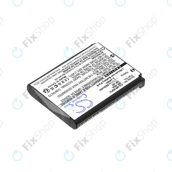 Battery for Leica, ALBA, Fujifilm, Avision, Praktica, Medion, 660mAh, Li-ion, 3.7V, NP-45, HQ