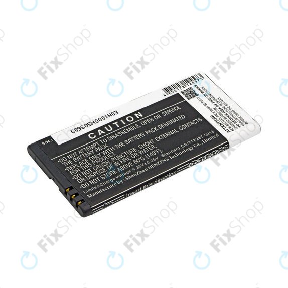 Battery for Nokia Lumia 730, 2200mAh, Li-Ion, 3.8V, BL-T5A, HQ