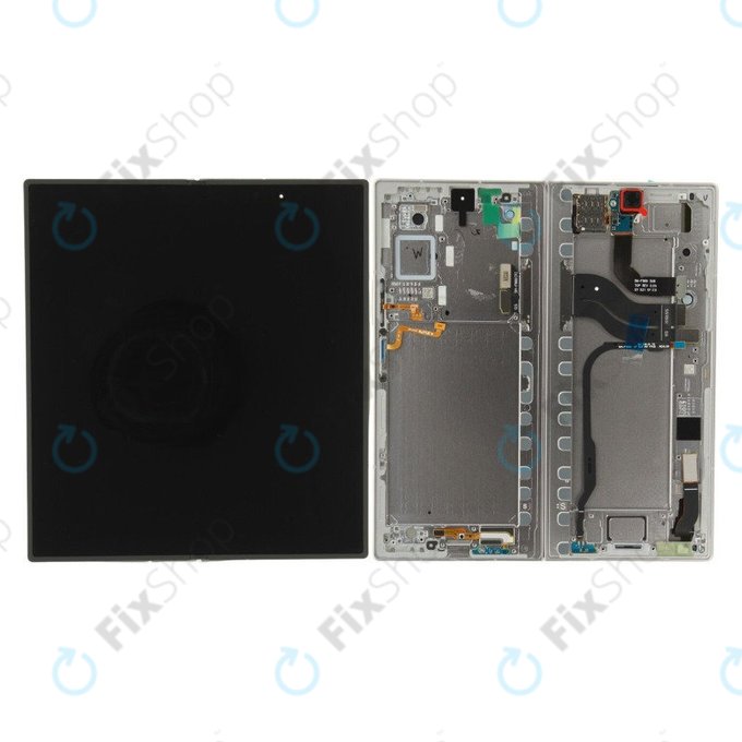 Samsung Galaxy Z Fold 7 F966B - LCD Display + Touch Screen + Frame (Silver Shadow) - GH82-37548A Genuine Service Pack