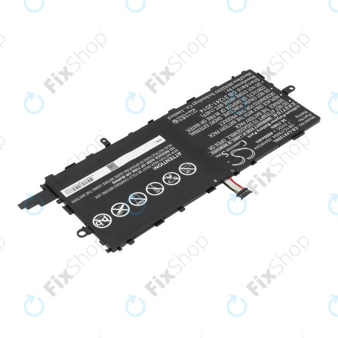 Battery for Lenovo Thinkpad X1 Tablet, 4900mAh, Li-Pol, 7.5V, SB10J78994, HQ
