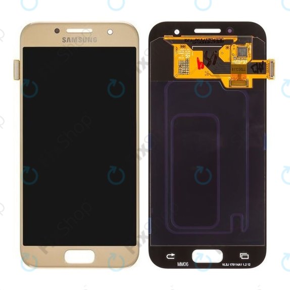 Samsung Galaxy A3 A320F (2017) - LCD Display + Touch Screen (Gold Sand) - GH97-19732B, GH97-19753B Genuine Service Pack