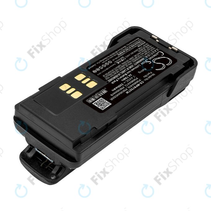 Battery for Motorola DP2600, 4000, 4600, 4800, XPR3000, XPR3300, 3350mAh, Li-Ion, 7.4V, PMNN4409, HQ