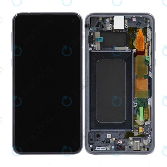 Samsung Galaxy S10e G970F - LCD Display + Touch Screen + Frame (Prism Black) TFT