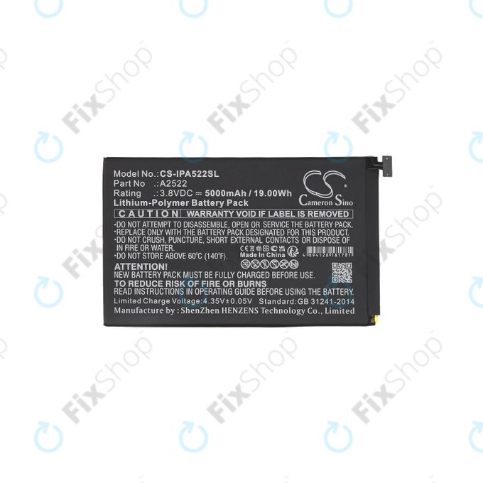 Apple iPad Mini 6 - Battery A2522 5000mAh HQ