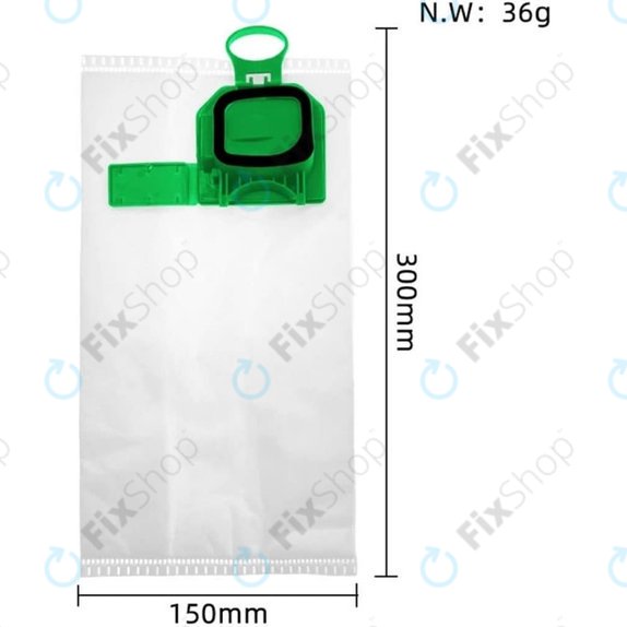 Dust Bag FP140, 2pcs for Vorwerk Kobold VK140, VK150