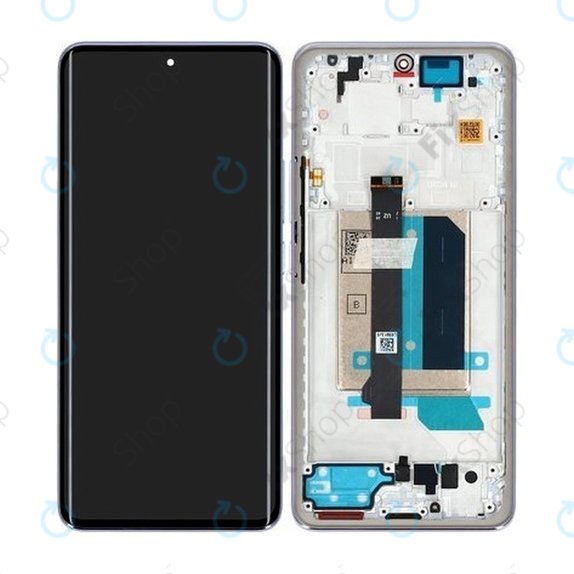 Xiaomi Redmi Note 14 Pro+ 5G - LCD Display + Touch Screen + Frame (Lavender Purple) - 5600180O16U00 Genuine Service Pack