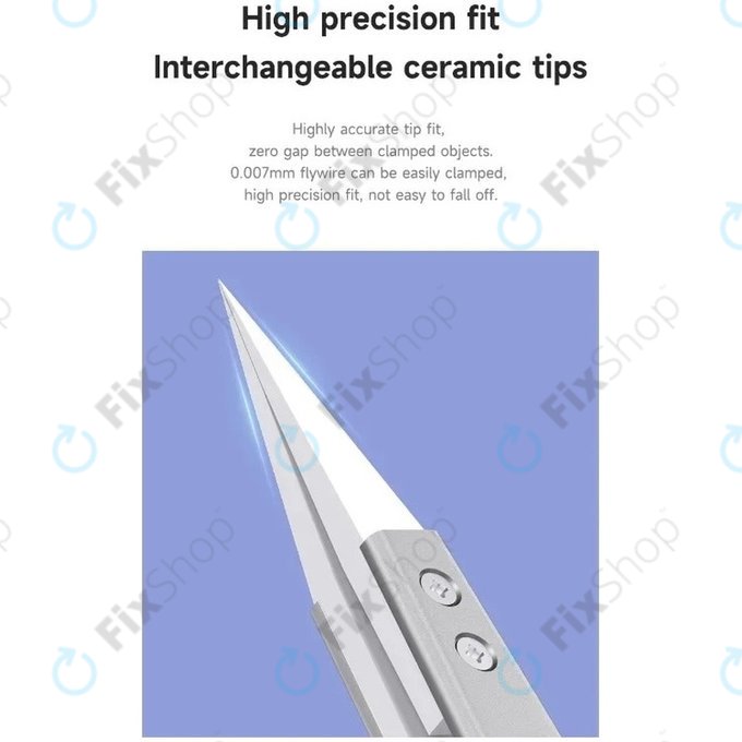 Mechanic SM-11 - Precision Heat Resistant Ceramic Tweezer with Straight-Pointed Tip