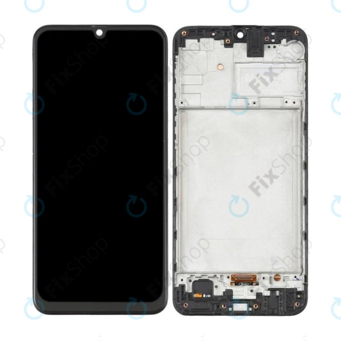 Samsung Galaxy M31 M315F - LCD Display + Touch Screen + Frame (Space Black) OLED