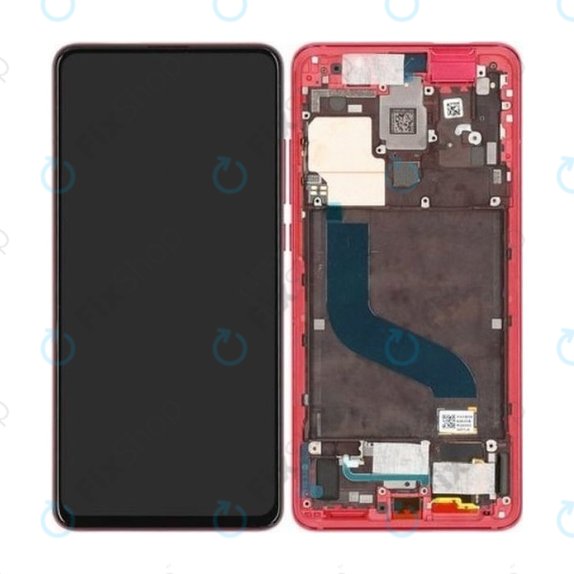 Xiaomi Mi 9T, Mi 9T Pro - LCD Display + Touch Screen + Frame (Red Flame) - 560910014033, 560910013033 Genuine Service Pack