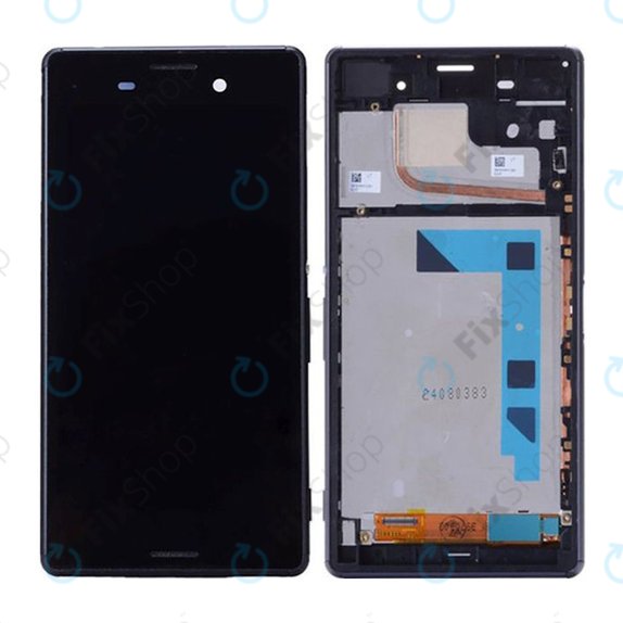 Sony Xperia Z3 D6603 - LCD Display + Touch Screen + Frame (Black) TFT