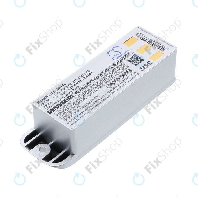 Battery for Garmin Zumo 400, 550, 2600mAh, Li-Ion, 3.7V, 010-10863-00, 011-01451-00, HQ