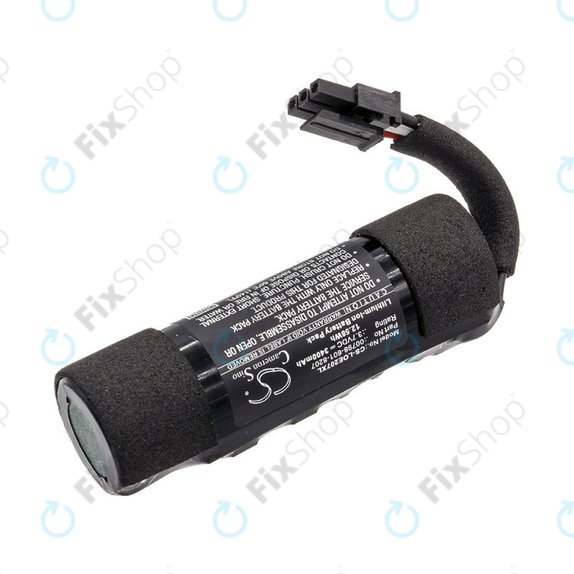 Battery for Logitech UE Boom 2, 3400mAh, Li-Ion, 3.7V, 00798-601-8207, HQ