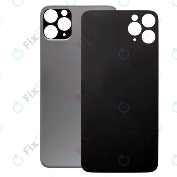 Apple iPhone 11 Pro Max - Rear Housing Glass with Bigger Camera Hole (Space Gray)