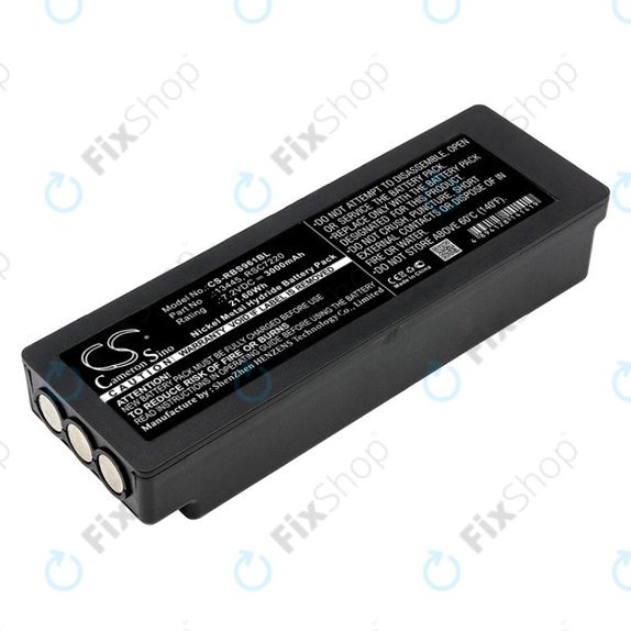 Battery for Scanreco 590, Cifa, Effer, 3000mAh, Ni-MH, 7.2V, RSC7220, HQ