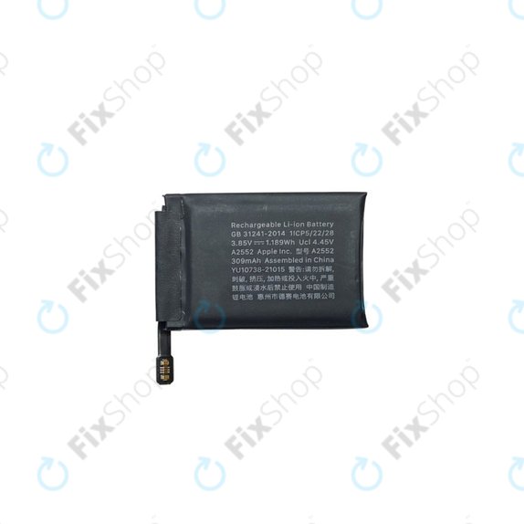 Battery for Apple Watch 7 45mm, 309mAh, A2552, Refurbished