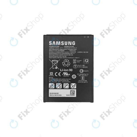 Samsung Galaxy Tab Active5 X306B - Battery EB-BX306GBY 5050mAh - GH43-05200A Genuine Service Pack