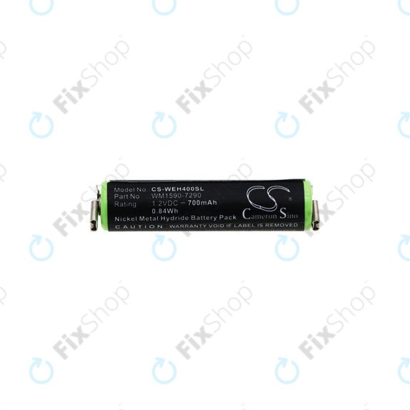Battery for Wella Bella, Chromini, Super, Contura HS61, 700mAh, Ni-MH, 1.2V, WM1590-7290, HQ