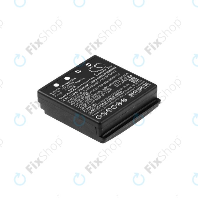 Battery for HBC Radiomatic Eco, 700mAh, Ni-MH, 6V, BA209060, HQ