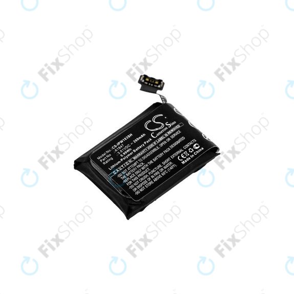 Battery for Apple Watch 3 38 mm, 260mAh, GPS Version, Li-Pol, 3.81 V, A1847, HQ