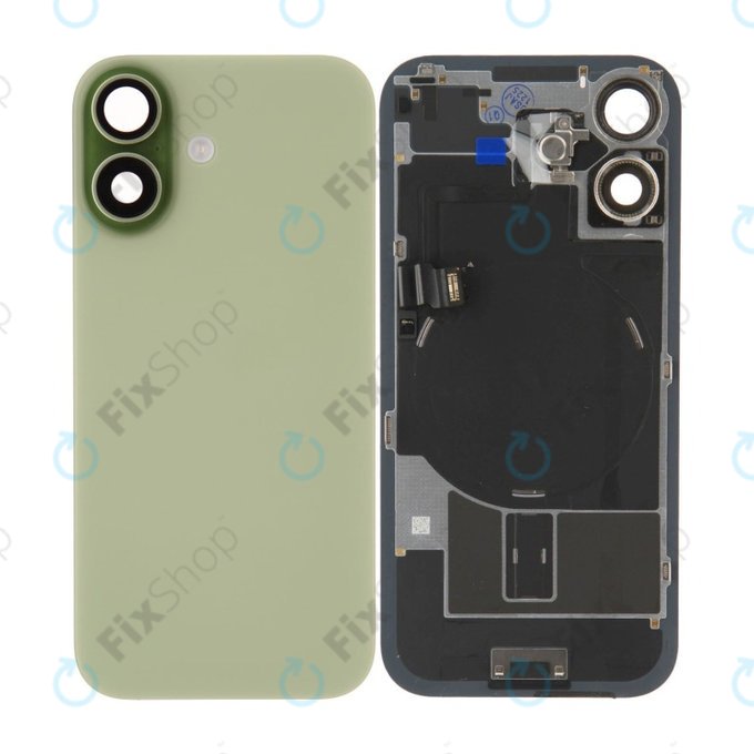 Rear Housing Glass for iPhone 17, Sage, Pulled A