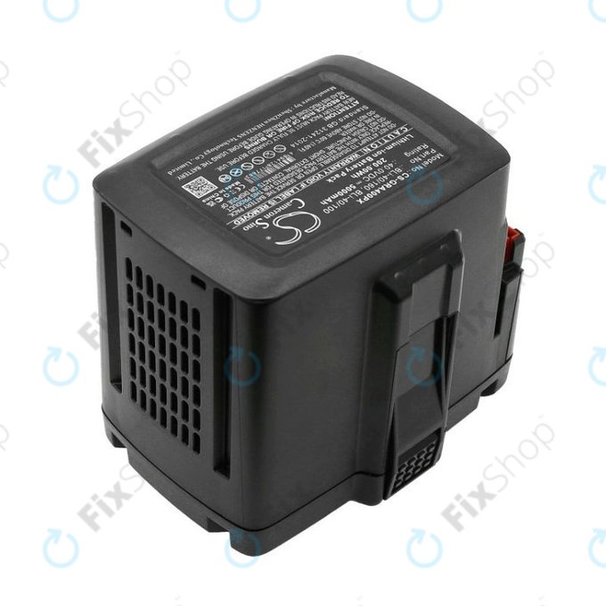 Battery for Gardena Powercut Li40/30, Powermax Li-40/41, 5000mAh, Li-Ion, 40V, BLi-40/160, BLi-40/100, HQ