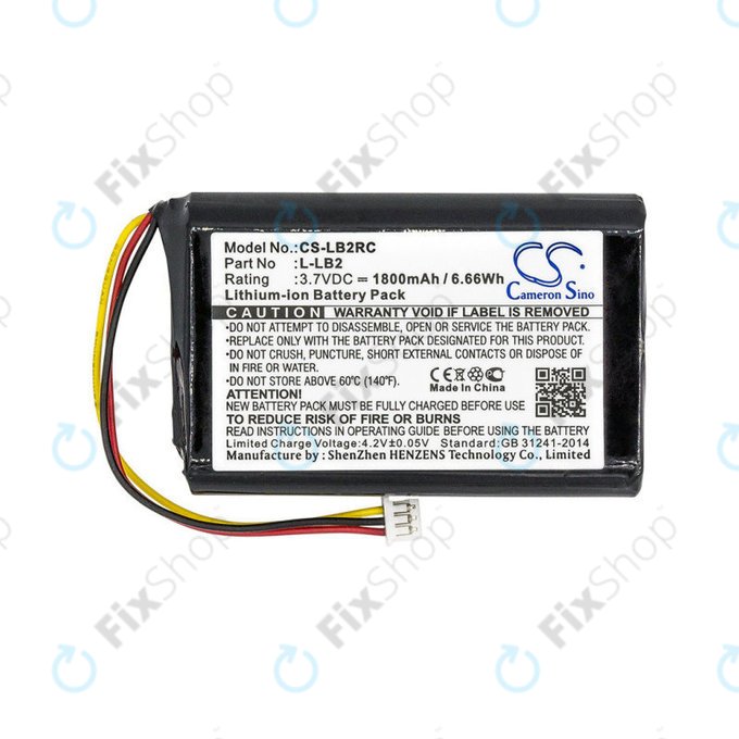 Battery for Logitech MX1000, 1800mAh, Li-Ion, 3.7V, L-LB2, HQ
