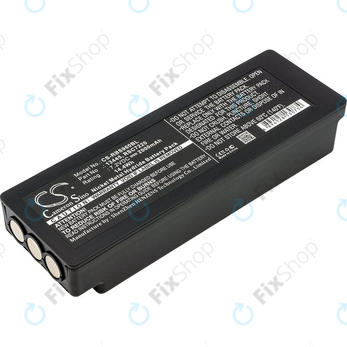 Battery for Scanreco 590, 592, 2000mAh, Ni-MH, 7.2V, RSC7220, HQ