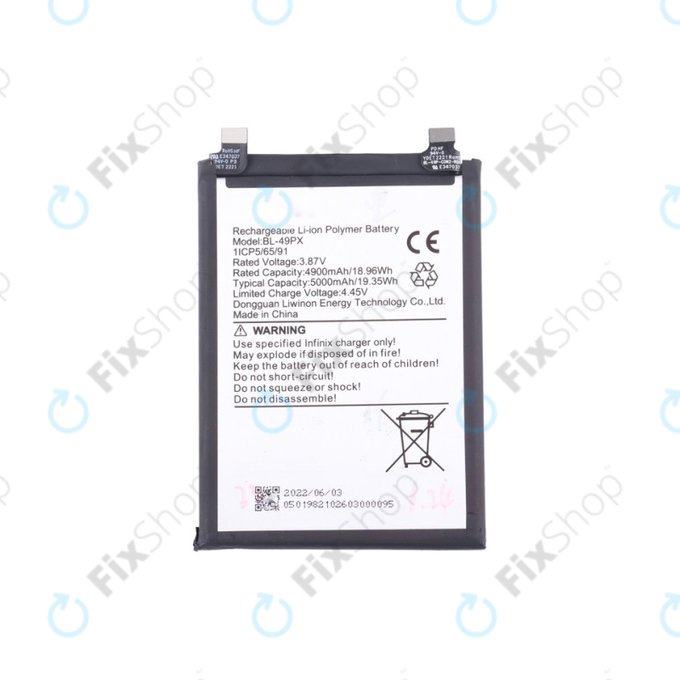 Infinix Note 30 Pro, 30 VIP X6710 - Battery BL-49PX 5000mAh