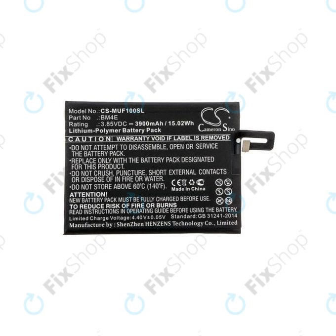 Xiaomi Pocophone F1 - Battery BM4E 3900mAh HQ